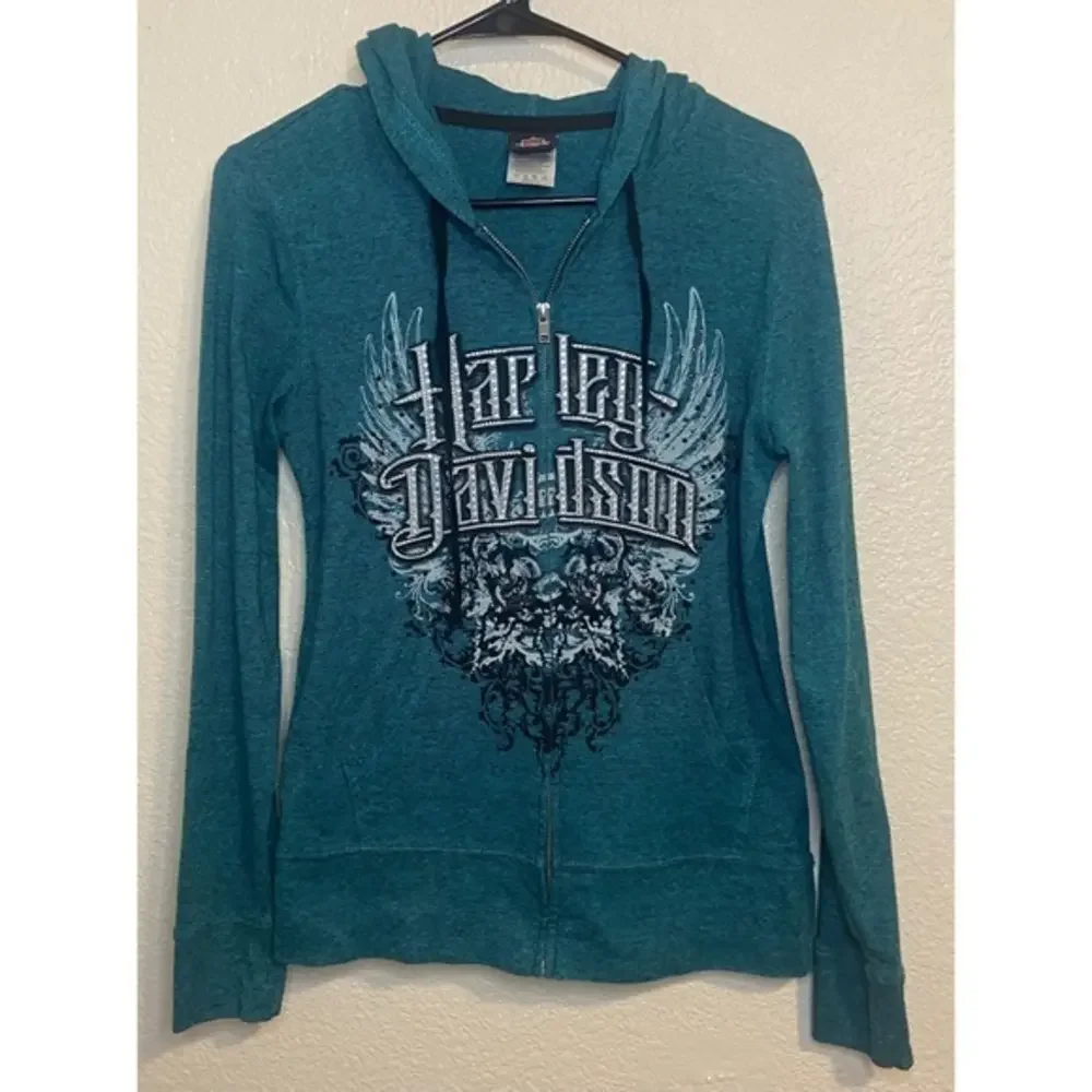 Harley-Davidson Jeweled Hoodie Size Medium‎